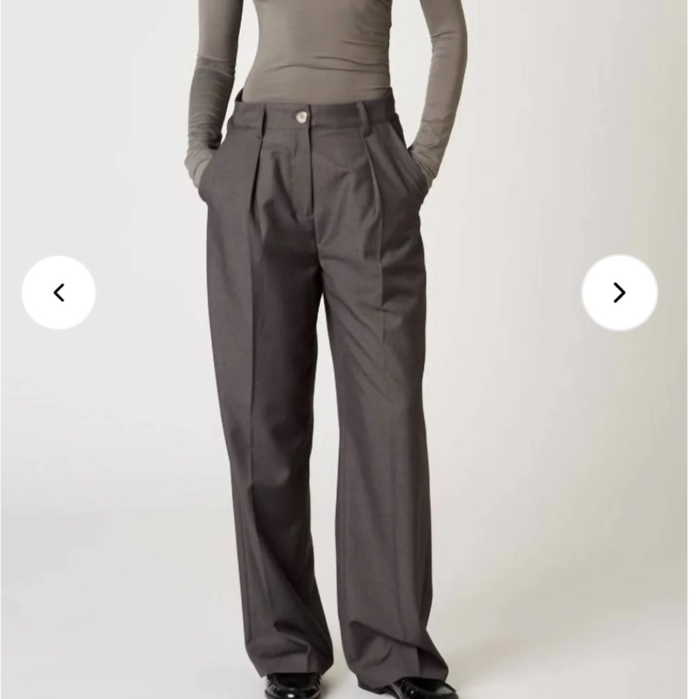 Nia the brand charcoal grey slacks